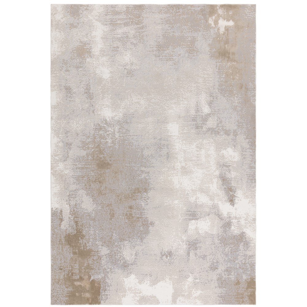 Stellar ST01 Modern Abstract High Shine Rugs in Beige Natural